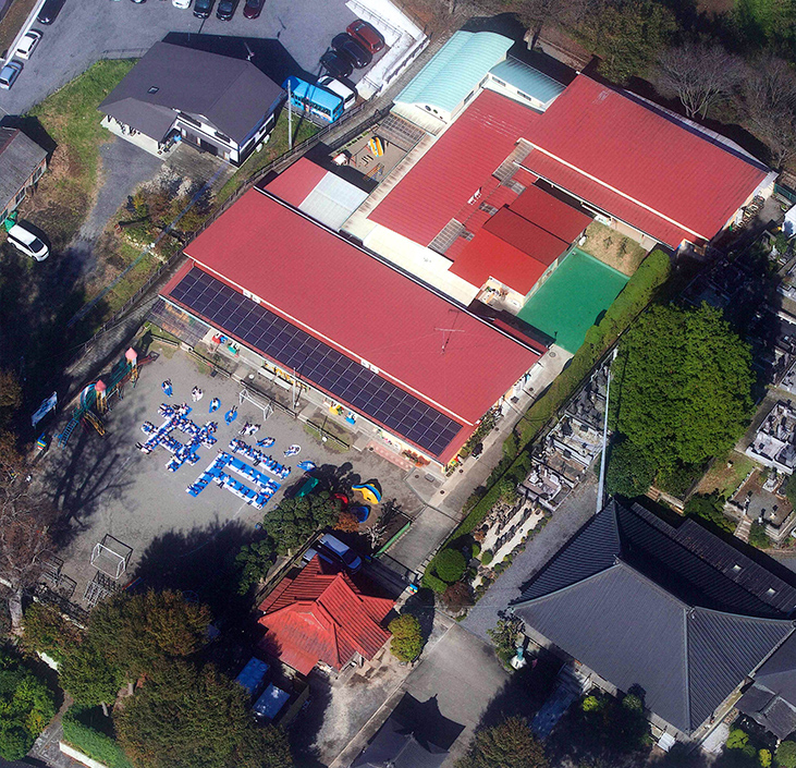 認定こども園 たから幼稚園 航空写真